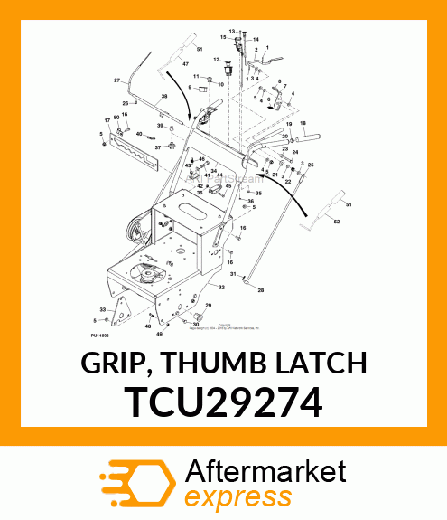 GRIP, THUMB LATCH TCU29274