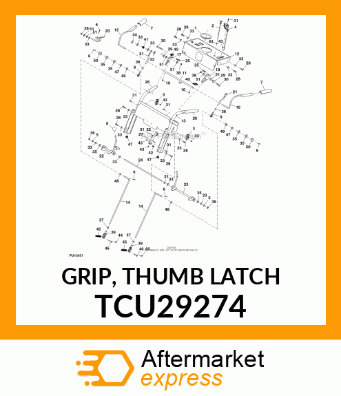 GRIP, THUMB LATCH TCU29274