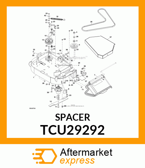 SPACER, .380X1.00X.410 TCU29292