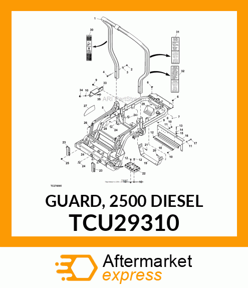 GUARD, 2500 DIESEL TCU29310