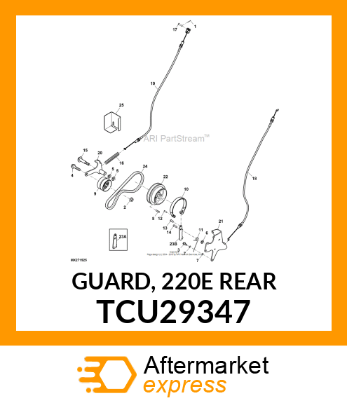 GUARD, 220E REAR TCU29347