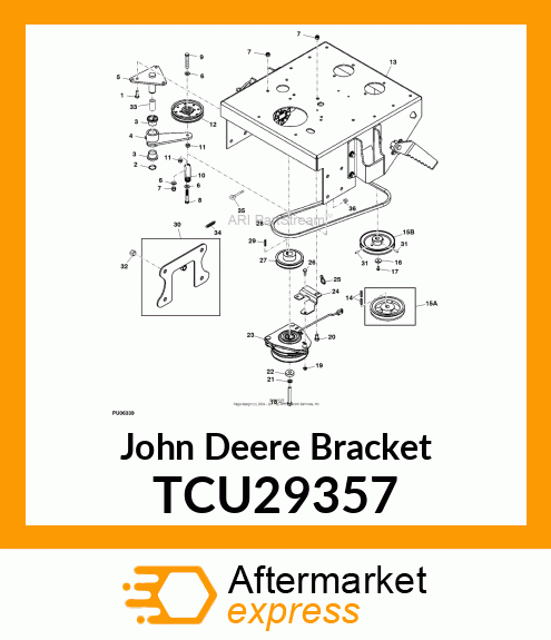 BRACKET, CLUTCH TCU29357