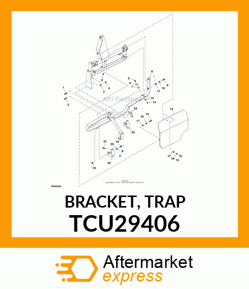 BRACKET, TRAP TCU29406