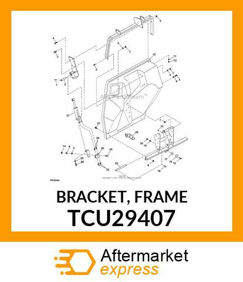 BRACKET, FRAME TCU29407