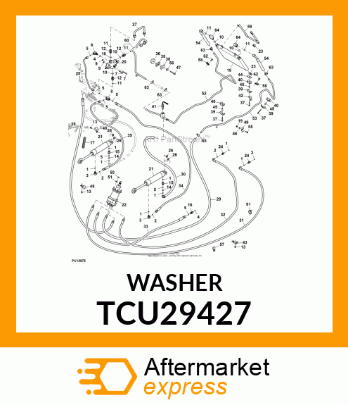 SPACER, IDLER PULLEY TCU29427