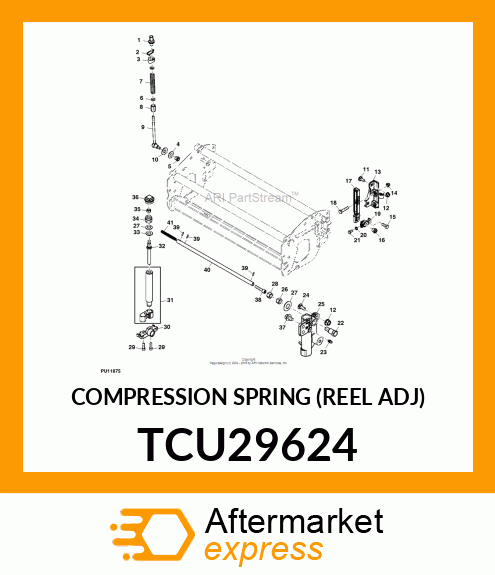 COMPRESSION SPRING (REEL ADJ) TCU29624