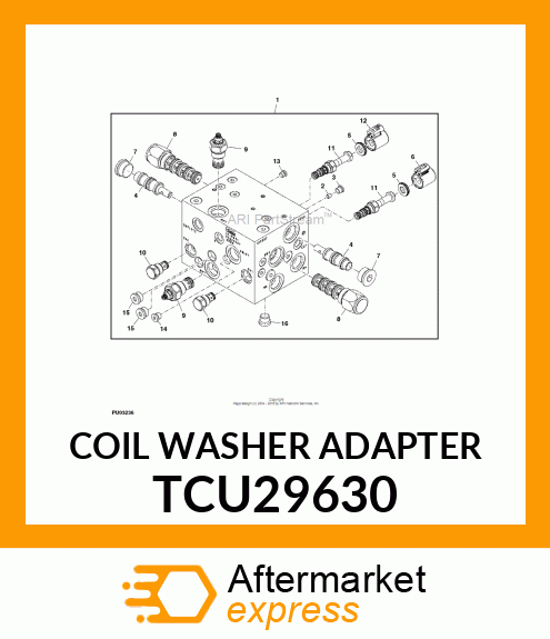 COIL WASHER ADAPTER TCU29630