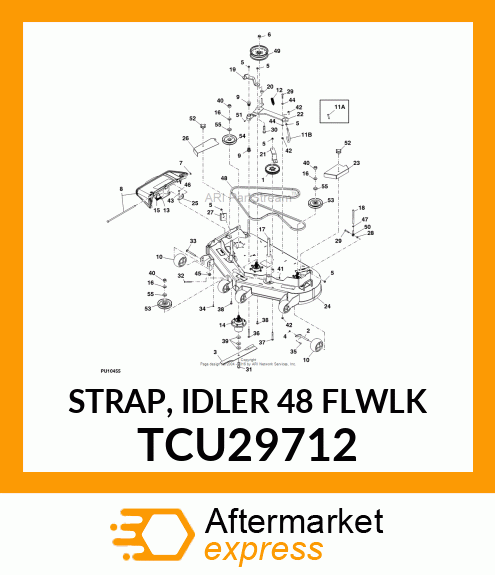 STRAP, IDLER 48 FLWLK TCU29712