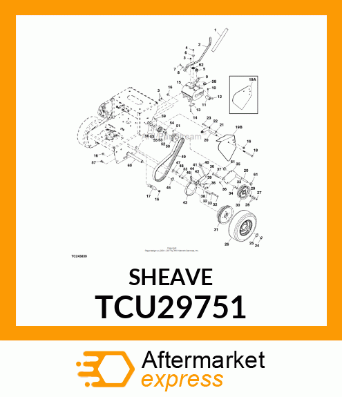 SHEAVE TCU29751