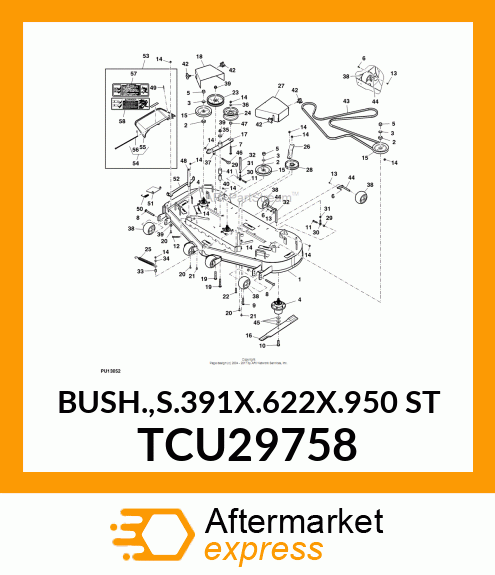 BUSH.,S.391X.622X.950 ST TCU29758