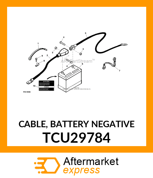 CABLE, BATTERY NEGATIVE TCU29784