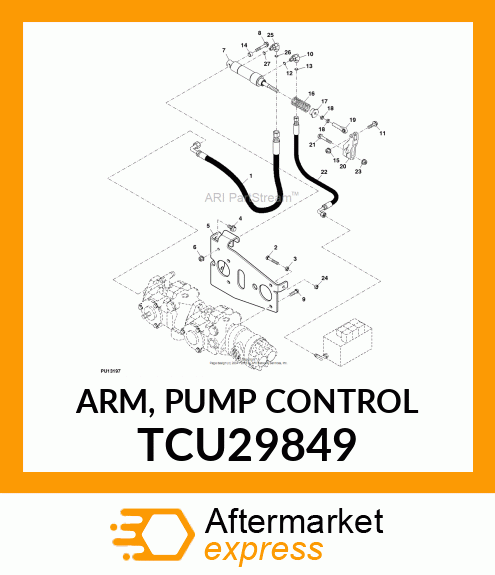 ARM, PUMP CONTROL TCU29849