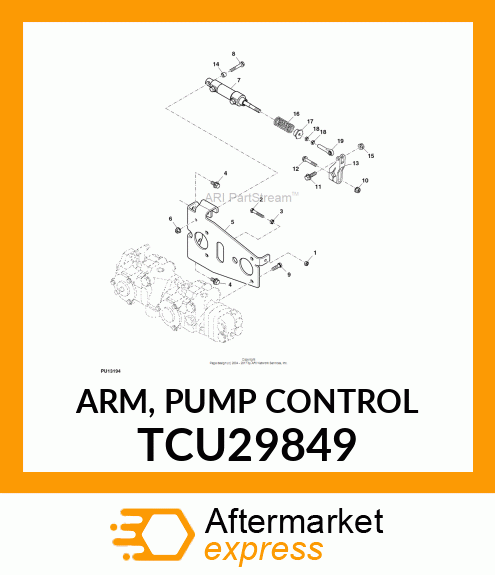 ARM, PUMP CONTROL TCU29849