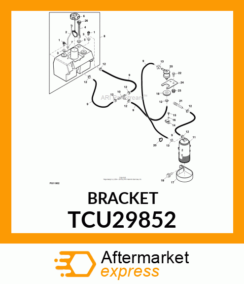 BRACKET TCU29852