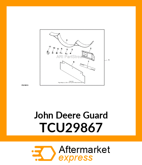 GUARD, DEBRIS TCU29867