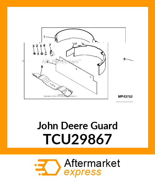 GUARD, DEBRIS TCU29867