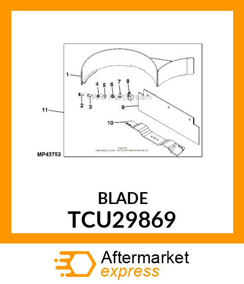 BLADE, 18 TOOTHED TCU29869