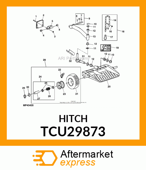 HITCH TCU29873