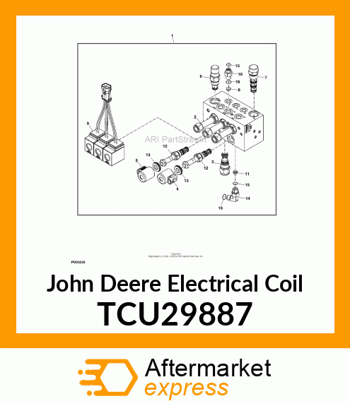 8 COIL ASSY 12 VDC M/P 150.2S TCU29887