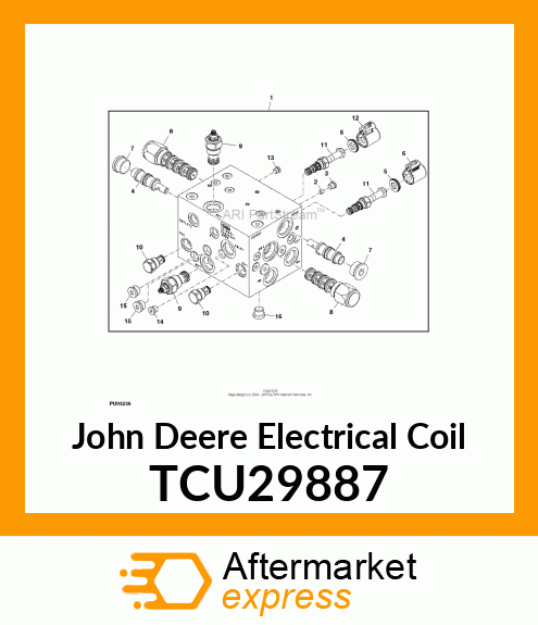 8 COIL ASSY 12 VDC M/P 150.2S TCU29887