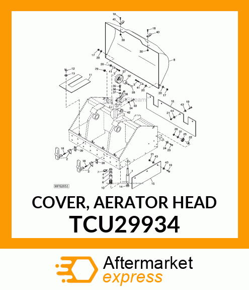 COVER, AERATOR HEAD TCU29934