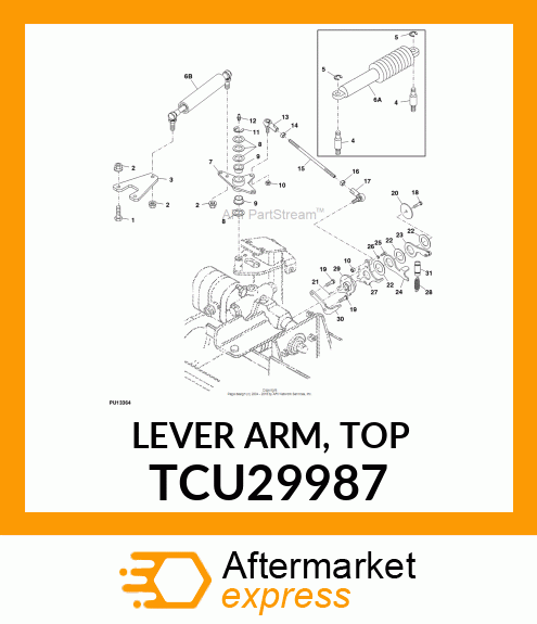 LEVER ARM, TOP TCU29987