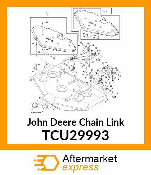 DECK HANGER LINK TCU29993