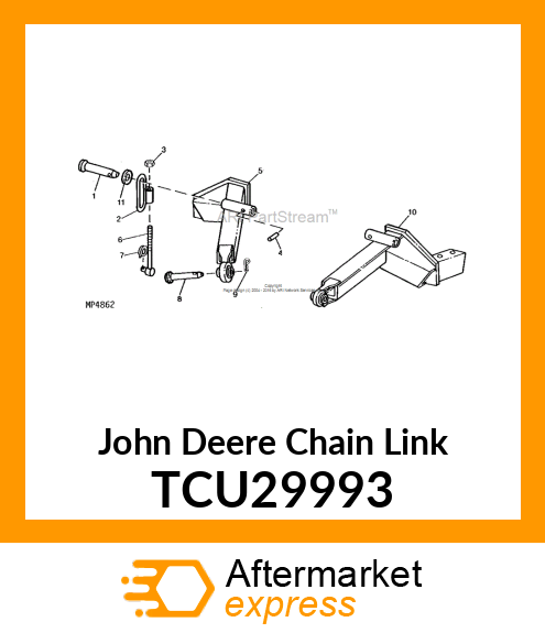 DECK HANGER LINK TCU29993