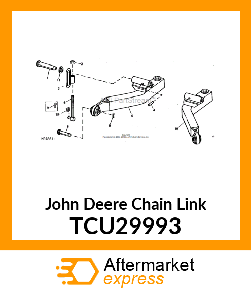 DECK HANGER LINK TCU29993