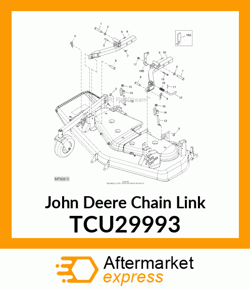 DECK HANGER LINK TCU29993