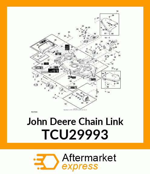 DECK HANGER LINK TCU29993