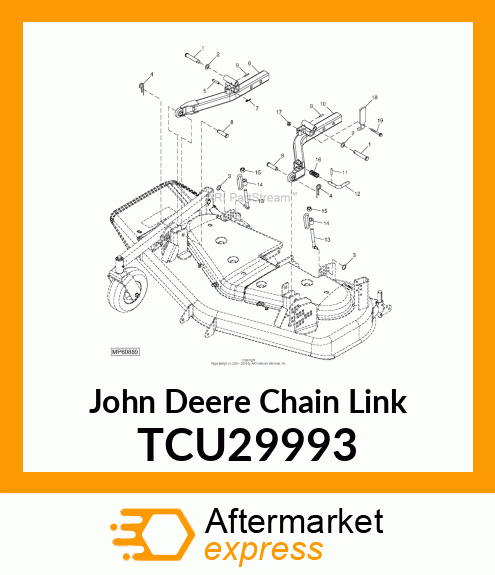 DECK HANGER LINK TCU29993