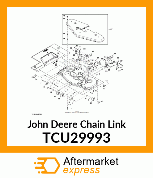 DECK HANGER LINK TCU29993