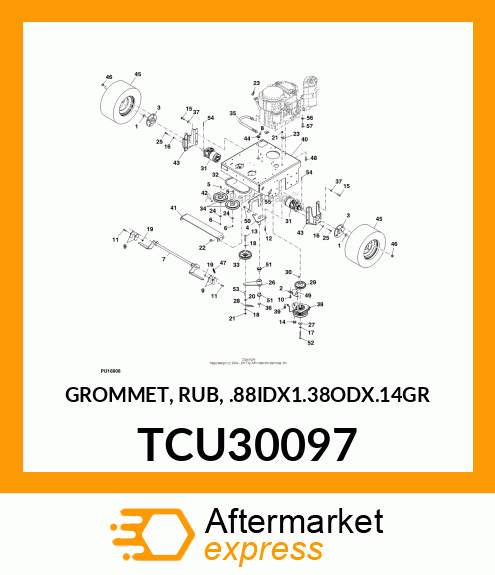 GROMMET, RUB, .88IDX1.38ODX.14GR TCU30097