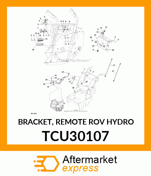 BRACKET, REMOTE ROV HYDRO TCU30107