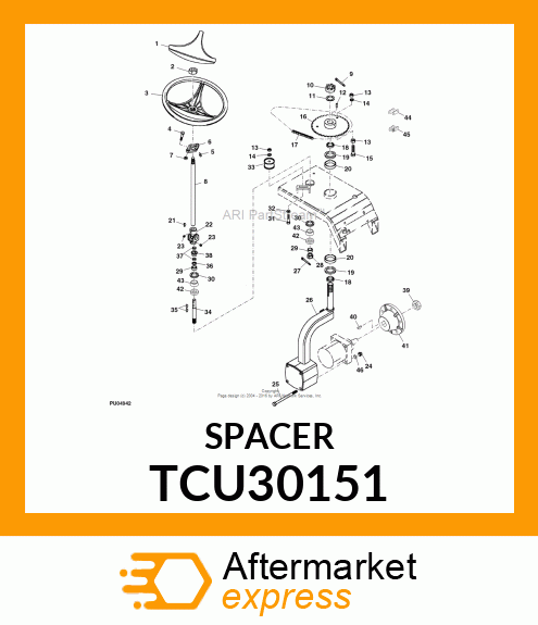 SPACER TCU30151