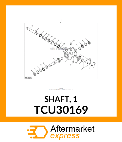 SHAFT, 1 TCU30169