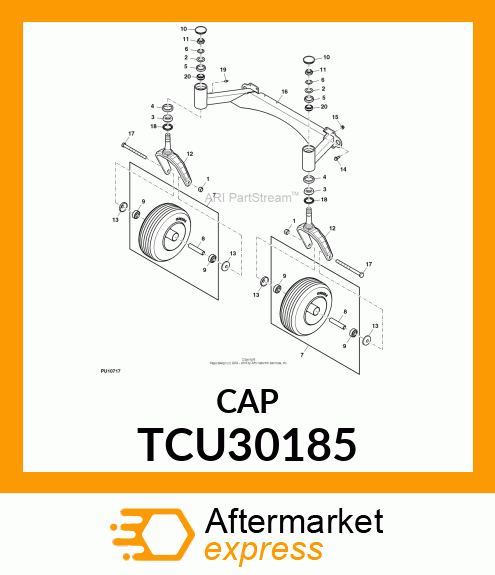 CAP, DUST TCU30185