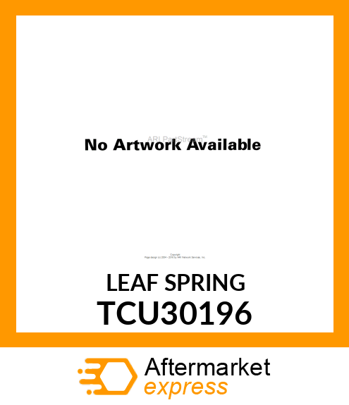 LEAF SPRING TCU30196