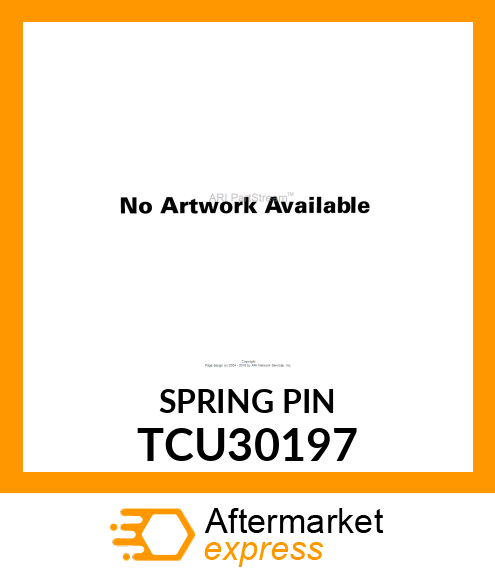 SPRING PIN TCU30197