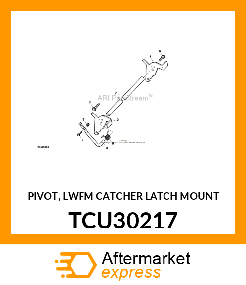 PIVOT, LWFM CATCHER LATCH MOUNT TCU30217