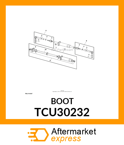 BOOT, TIE ROD INNER TCU30232