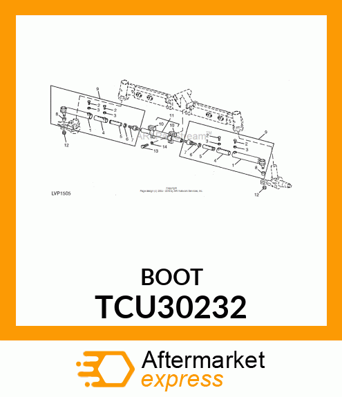 BOOT, TIE ROD INNER TCU30232