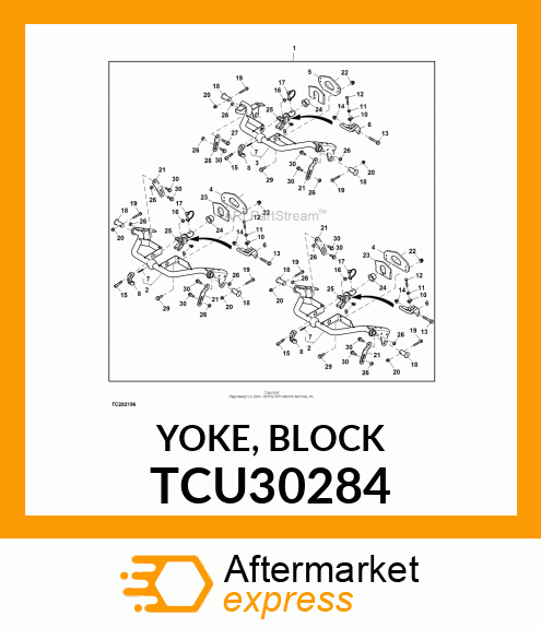 YOKE, BLOCK TCU30284