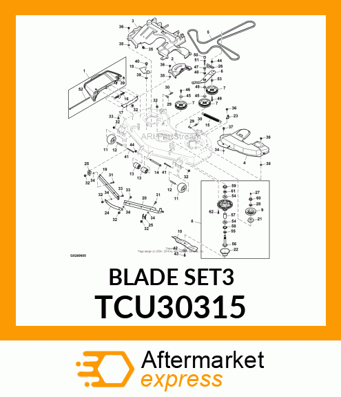 BLADE,48" HIGH LIFT TCU30315