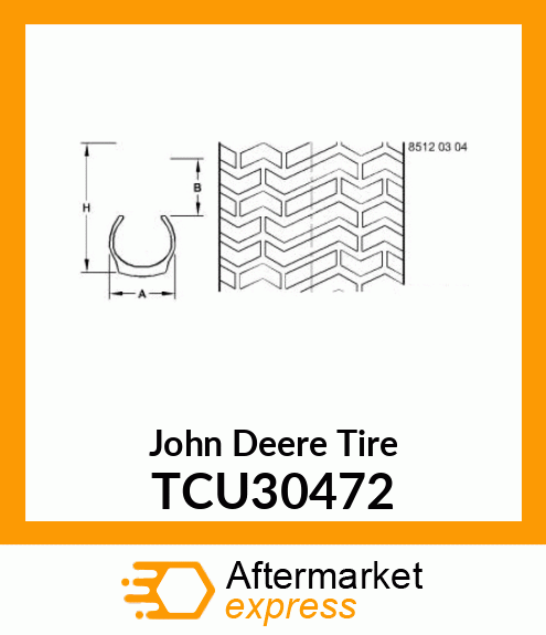 TIRE, 26X14 TCU30472