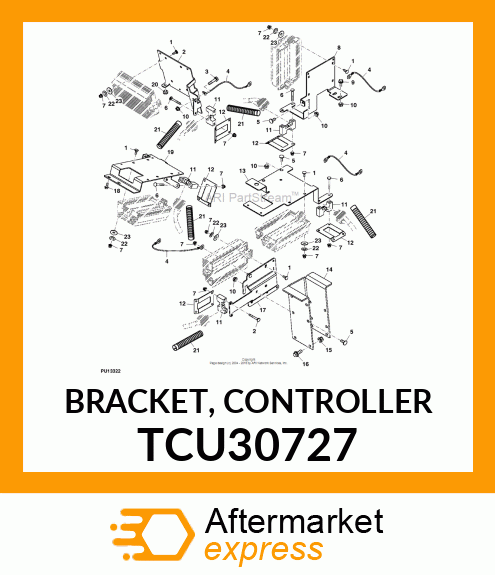 BRACKET, CONTROLLER TCU30727