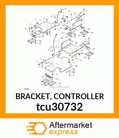 BRACKET, CONTROLLER tcu30732