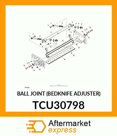 BALL JOINT (BEDKNIFE ADJUSTER) TCU30798