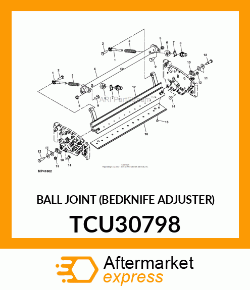 BALL JOINT (BEDKNIFE ADJUSTER) TCU30798